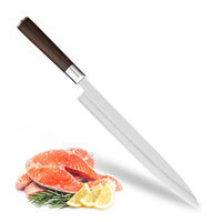 JJ Japanese 270mm Slicing Sashimi Knife 5cr15 Sakimaru Sushi Knives Stainless Steel Sushi Knife With Wenge Wood Handle