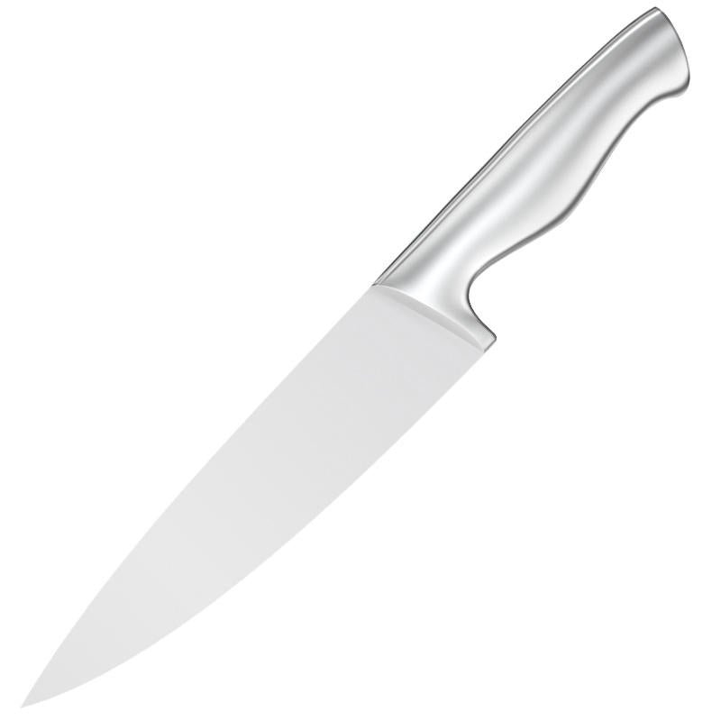 JJ Wholesale Kostenlose Probe 8-Zoll 3cr13 Edelstahl Küchen-Kochmesser mit hohlem Griff