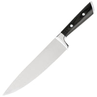 JJ Best Choice for Home Kitchen 8 Inch German High Carbon Stainless Steel 5CR15MOV Pakka Wood Handle Chef Knife