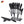 JJ New Design Kitchen Chef Knife Set Cut Cleaver Paring Knives Scissors Stainless Steel 17 Piece Knife Set with Holder