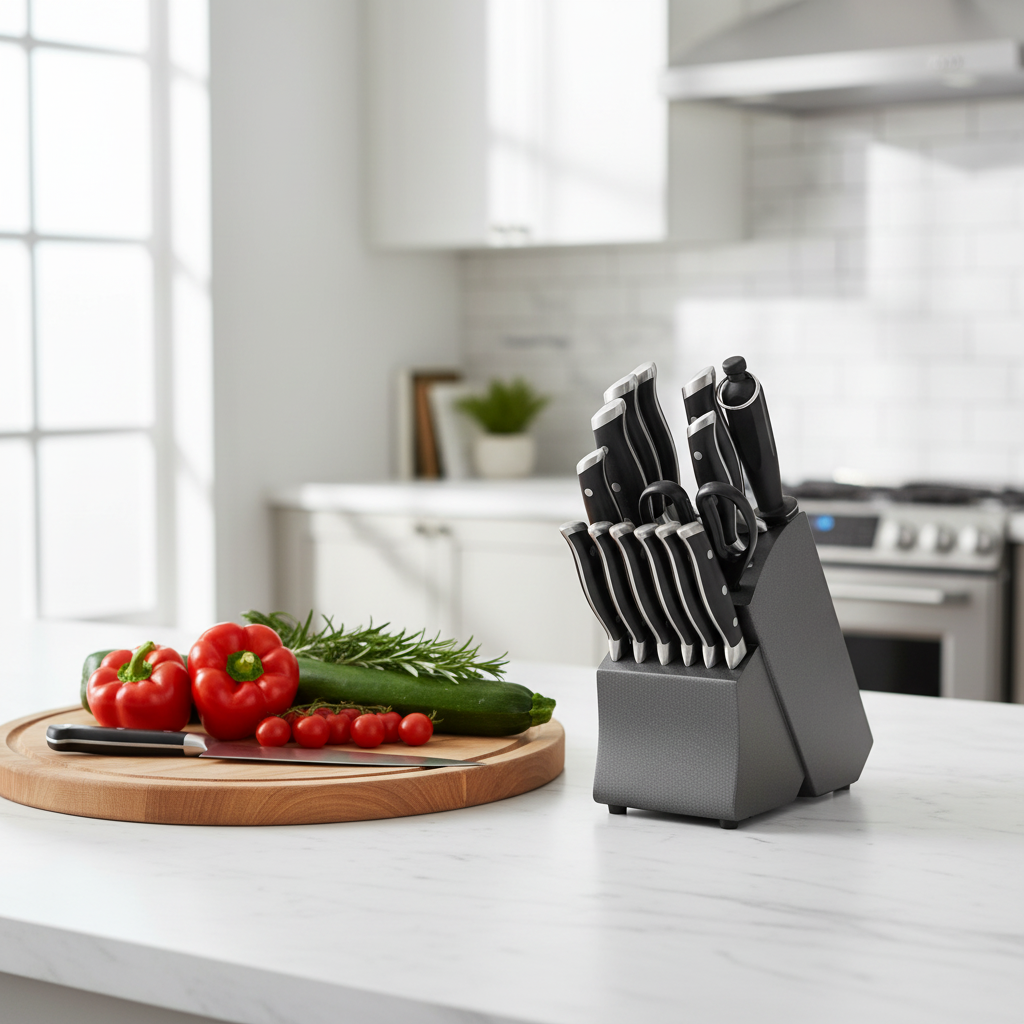 刀具套装配刀架场景1-台面展示