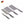 JJ Hot Sale 4 PCS Kitchen Cooking Meat Cutting Chef Knives S/S 430 Handle Stainless Steel Kitchen Knife Set