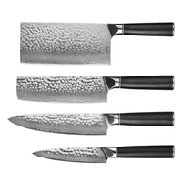 JJ 8 Inch Kitchen Knives Set G10 Handle Japanese 67 Layers VG10 Damascus Steel Chef Knife Set Stainless Steel Knife Set