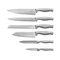 JJ Newest Durable 6 Pcs Kitchen Knife Set with Hollow Handle