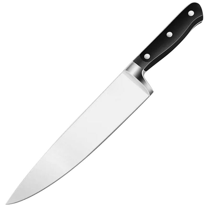 JJ Professional 8 Inch Chef Knife Japan Kitchen Knife POM Handle Stainless Steel