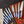 JJ 11 Pieces Wood Block 3cr13 Stainless Steel Chef Knife Kitchen Knife Set with Blue ABS Handle