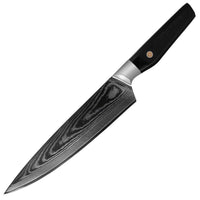 JJ 8" Chef Knife Japanese 67 Layers Damascus Steel with Octagonal G10 Handle Custom Kitchen Knife