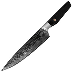 JJ 8" Chef Knife Japanese 67 Layers Damascus Steel with Octagonal G10 Handle Custom Kitchen Knife