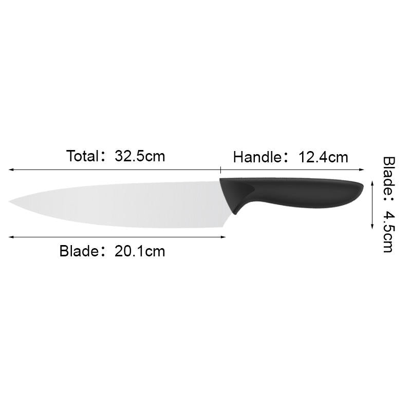JJ New style 8 inch 3cr13 stainless steel Chef Knife Kitchen Knife with PP handle