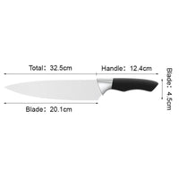 JJ custom 8 inch 3cr13 stainless steel Chef Knife Kitchen Knife with pp handle