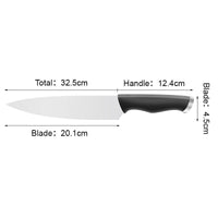 JJ Custom 3cr13 Stainless Steel Chef Knife Kitchen Knife with pp Handle
