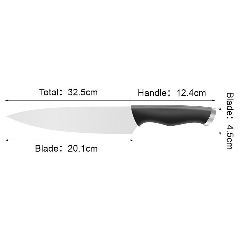 JJ Custom 3cr13 Stainless Steel Chef Knife Kitchen Knife with pp Handle