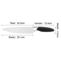 JJ custom 8 inch 3cr13 stainless steel Chef Knife Kitchen Knife with Hollow handle