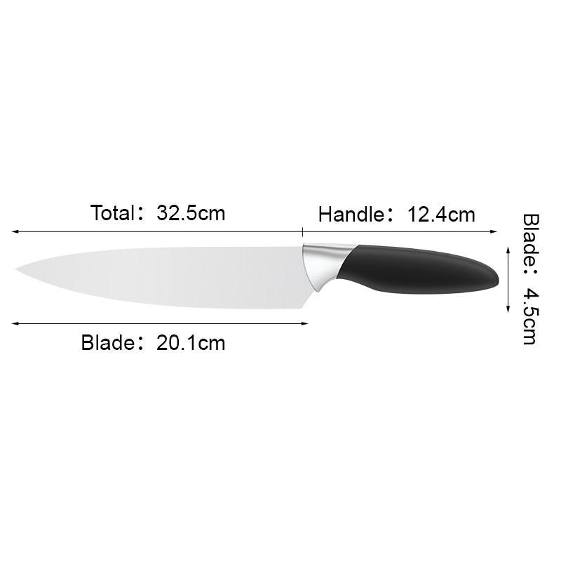 JJ custom 8 inch 3cr13 stainless steel Chef Knife Kitchen Knife with Hollow handle