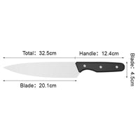 JJ New 8 Inch 3cr13 Damascus Stainless Steel Chef Knife Set with ABS Handle Kitchen Knife for Food Preparation