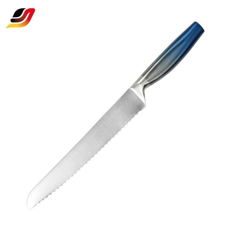 JJ Factory Direct Sale sharp Blade Stainless Steel Hollow Handle Painting Coated 6 Pcs Kitchen Knife Set