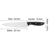 JJ 8 inch 3cr13 stainless steel Chef Knife Kitchen Knife with ABS handle