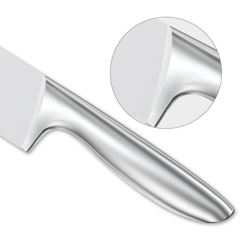 JJ Custom 3cr13 Stainless Steel Chef Knife Kitchen Knife with Hollow Handle