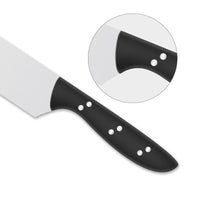 JJ custom 8 inch 3cr13 stainless steel Chef Knife Kitchen Knife with black PP handle