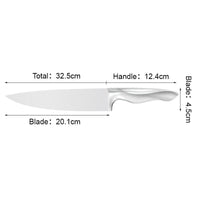 JJ New design 8 inch 3cr13 stainless steel Chef Knife Kitchen Knife with Hollow handle