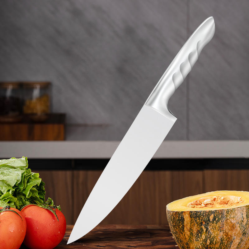 JJ custom 8 inch 3cr13 stainless steel Chef Knife Kitchen Knife with Hollow handle