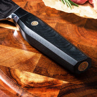 JJ 3.5" Paring Knife Japanese 67 Layers Damascus Steel with Octagonal G10 Handle Custom Kitchen Knife