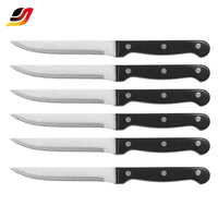 JJ Multifunctional Scissors Chef Slicer Knife Stainless Steel 14pcs Kitchen Knives Set with Wooden Block Knife