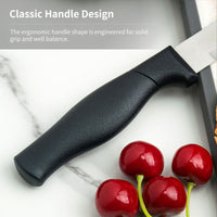 JJ 4.5" 3Cr13 Stainless Steel Steak Knife Set - PP Handle | 4PCS