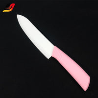 JJ Factory Supply Stainless Steel Chef's Fruit Knife Sharp and Durable 4pcs Kitchen Knife Set with Pink Knife Holder