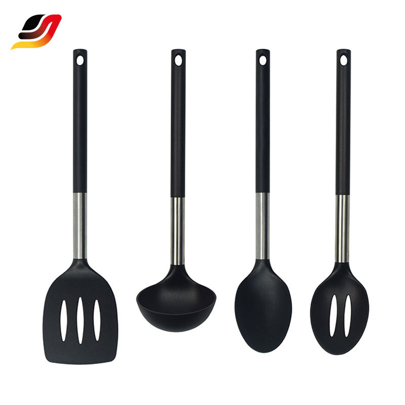 JJ Multifunctional Stainless Steel Knife Set with Scissors - 13-Piece Kitchen Tool Set with Knife Holder
