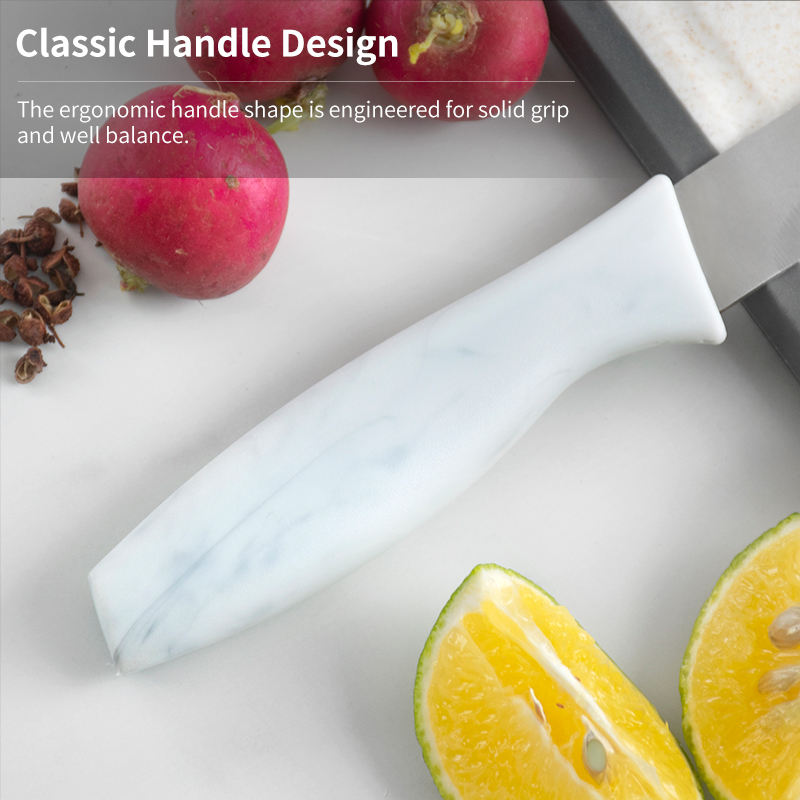 JJ Designer Steak Knife Set PP Handle Stainless Steel 4.5"
