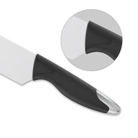 JJ Professional Kitchen Knife 8-inch Damascus Style 3Cr13 Stainless Steel Blade with pp Handle for Butchering Meat