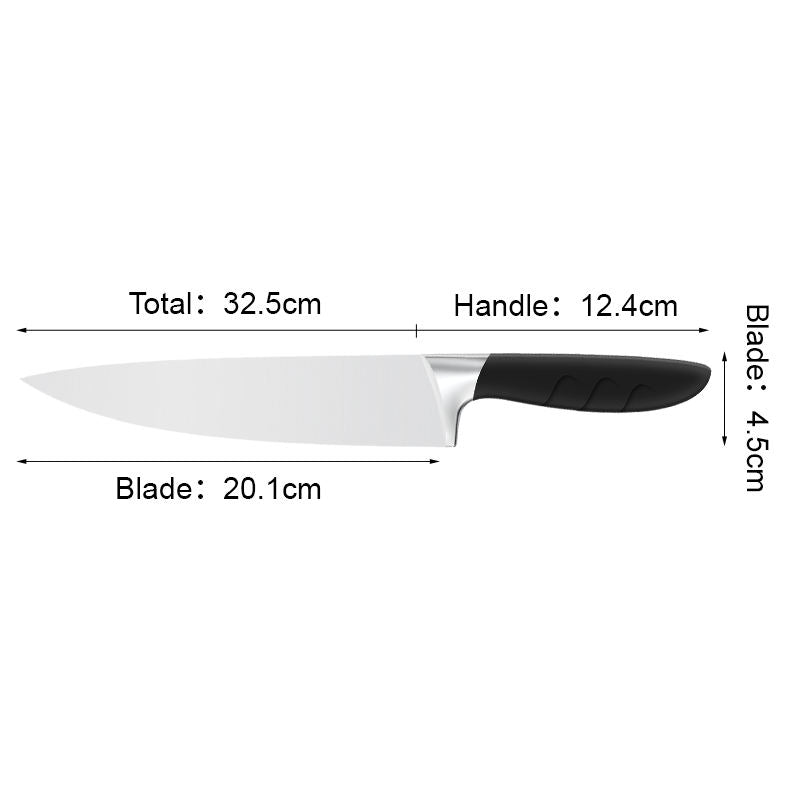 JJ New style 8 inch 3cr13 stainless steel Chef Knife Kitchen Knife with ABS handle