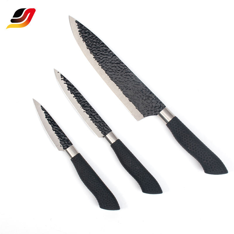 JJ High Quality Multifunctional Utility Paring Knife Professional Stainless Steel 4 Pcs Kitchen Chef Knives Set