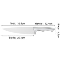JJ New style 8 inch 3cr13 stainless steel Chef Knife Kitchen Knife with Hollow handle