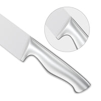 JJ Wholesale Kostenlose Probe 8-Zoll 3cr13 Edelstahl Küchen-Kochmesser mit hohlem Griff