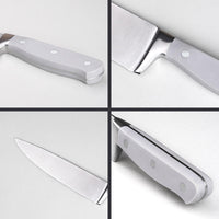 JJ Best Seller 3cr13 Stainless Steel 13-Piece Kitchen Knife Set with ABS Handle Chef Steak Bread Knife