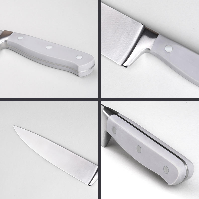 JJ Best Seller 3cr13 Stainless Steel 13-Piece Kitchen Knife Set with ABS Handle Chef Steak Bread Knife
