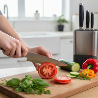 厨房刀具套装场景3-实际产品切菜