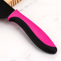 JJ Colorful Handle 8 Inch Kitchen Knife 3Cr13 Stainless Steel Chef Knife with PP+TPR Handle in Stock