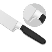 JJ Custom 8 Inch 3cr13 Stainless Steel Chef Knife Kitchen Knife with plastic ABS Handle for Food Preparation