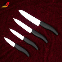 JJ Support OEM/ODM 5-tlg. Küchenmesserset, PP-Griff, Keramik-Küchenmesser mit Acryl-Messerblock