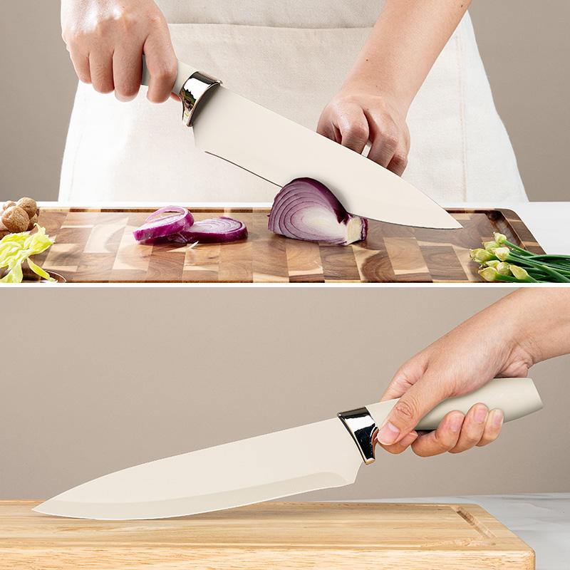JJ Creative Cola Can Knife Set with PP Handle & Block 3Cr13 Stainless Steel Kitchen Knives for OEM