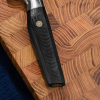 JJ 7" Slicing Knife Japanese 67 Layers Damascus Steel with Octagonal G10 Handle Custom Kitchen Knife Slicer