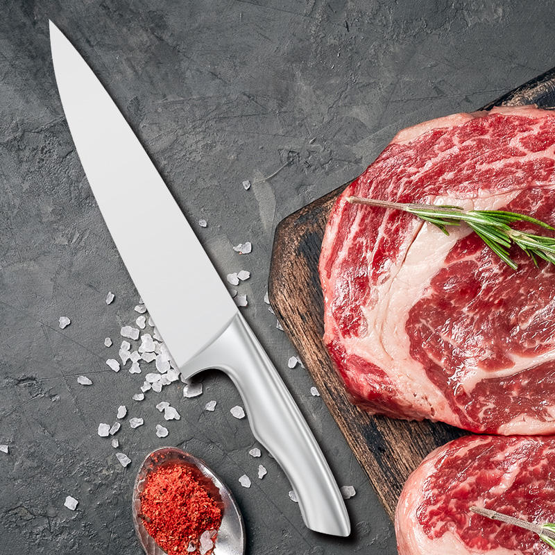 JJ New style 8 inch 3cr13 stainless steel Chef Knife Kitchen Knife with Hollow handle
