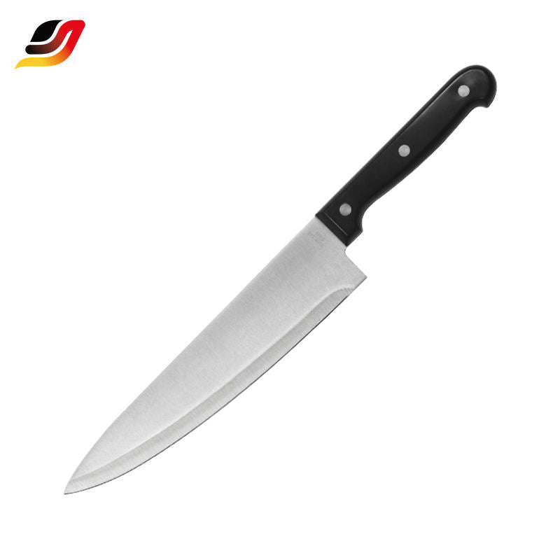JJ Multifunctional Scissors Chef Slicer Knife Stainless Steel 14pcs Kitchen Knives Set with Wooden Block Knife