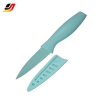 JJ 2PCS Plastic Cutting Board with 2PCS Non-stick Paring Eco-friendly Knife Holder for Safe Knife Cutting Board and Knife Set
