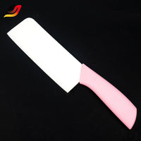 JJ Factory Supply Stainless Steel Chef's Fruit Knife Sharp and Durable 4pcs Kitchen Knife Set with Pink Knife Holder