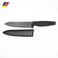 JJ High Quality Professional Stainless Steel Knives Black Color Ceramic Coating Kitchen Chef Knife Set