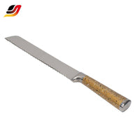 JJ Wholesale 5-tlg. Fleischmesser-Set, Edelstahl 430 mit beschichtetem Griff, Küchenmesser-Set aus Edelstahl